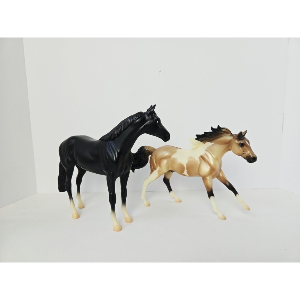 Breyer Model Horse pair Classic Black Thoroughbred Year of the Horse